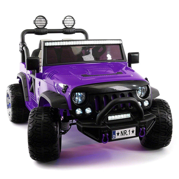 2022 Explorer Truck Ride On Toy Car With Parental Remote and MP3 Player | Purple