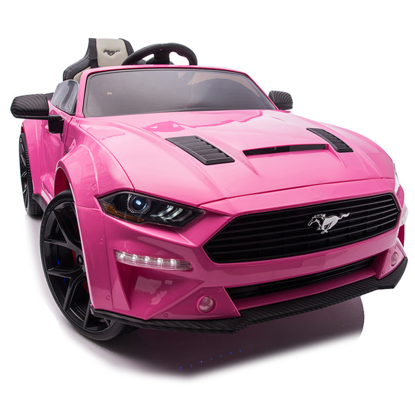 FORD MUSTANG GT CUSTOM EDITION 12V KIDS RIDE-ON CAR WITH R/C PARENTAL REMOTE | CHERRY RED