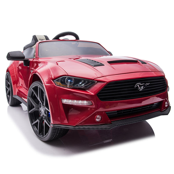 FORD MUSTANG GT CUSTOM EDITION 12V KIDS RIDE-ON CAR WITH R/C PARENTAL REMOTE | RED