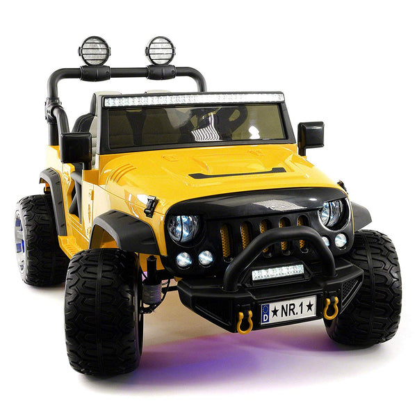 2022 Explorer Truck Ride On Toy Car With Parental Remote and MP3 Player | Yellow