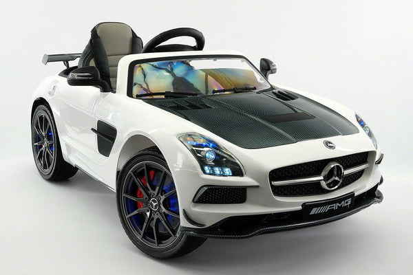 2021 12V Battery Powered R/C Mercedes SLS AMG LED LCD Screen Wheels MP4 Ride On Car