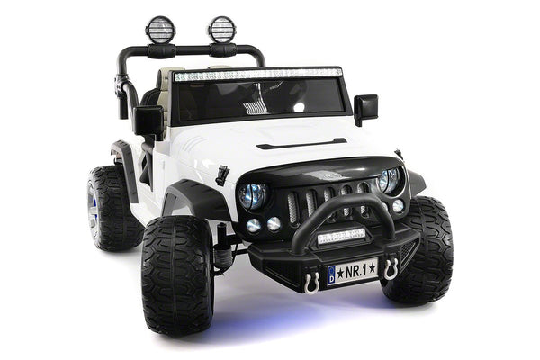 2022 Explorer Truck Ride On Toy Car With Parental Remote and MP3 Player | White