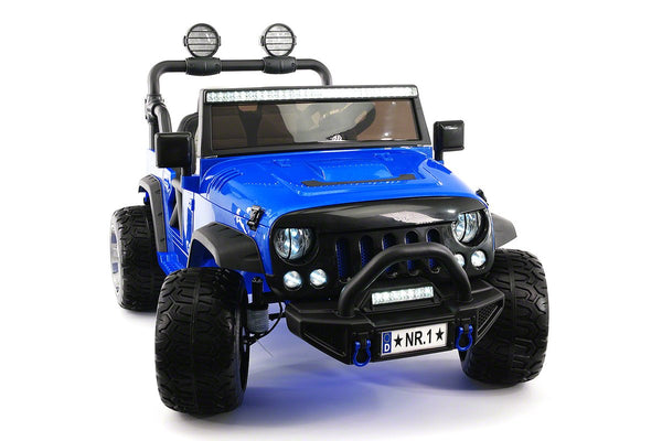 2022 Explorer Truck Ride On Toy Car With Parental Remote and MP3 Player | Blue