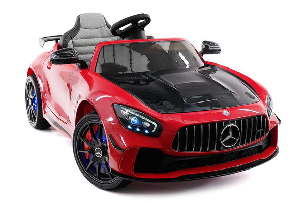 MERCEDES GT AMG 12V KIDS RIDE-ON CAR WITH PARENTAL REMOTE | CHERRY RED