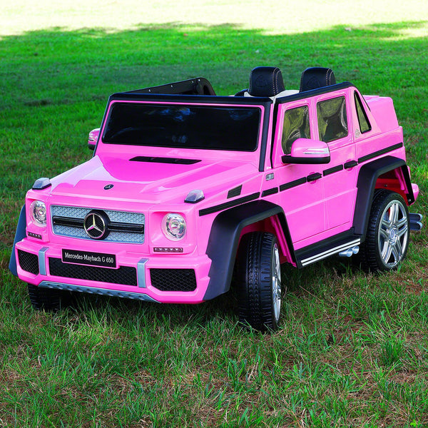 MERCEDES MAYBACH G650 12V KIDS RIDE-ON TOY CAR WITH PARENTAL REMOTE | PINK