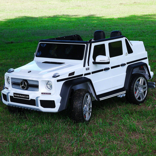 MERCEDES MAYBACH G650 12V KIDS RIDE-ON TOY CAR WITH PARENTAL REMOTE | WHITE
